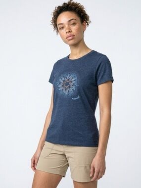 Marmot Navy Blue Short Sleeve Graphic Tee